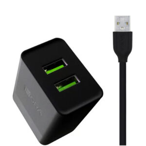 Combo Cargador de Pared V8 Micro USB 1HORA GAR160, 2.0A Cable + Cargador)