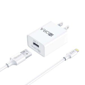 1HORA Combo Cargador Tipo Ip 12w Carga Rápida GAR143