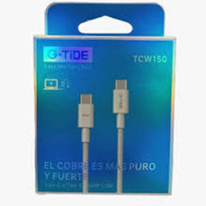 CABLE G-TIDE TIPO C A TIPO C 60W 1.5MT TCW150