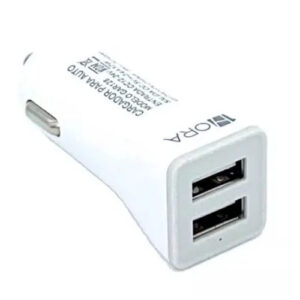 CARGADOR AUTO 1HORA PLUG IN 2USB 2A