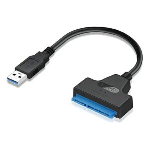 CABLE CONVERTIDOR USB 3.0 A SATA Y CORRIENTE DISCOS 2.5"