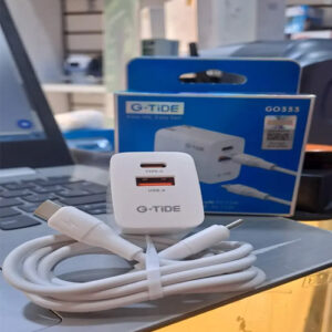 CARGADOR G-TIDE USB Y C 33W +CABLE C A C 1MT G0333